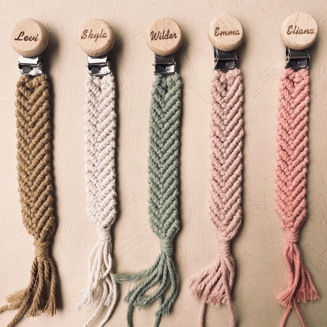 Personalised London Dummy Clip Baby Pacifier Holder Gift – Zao Co