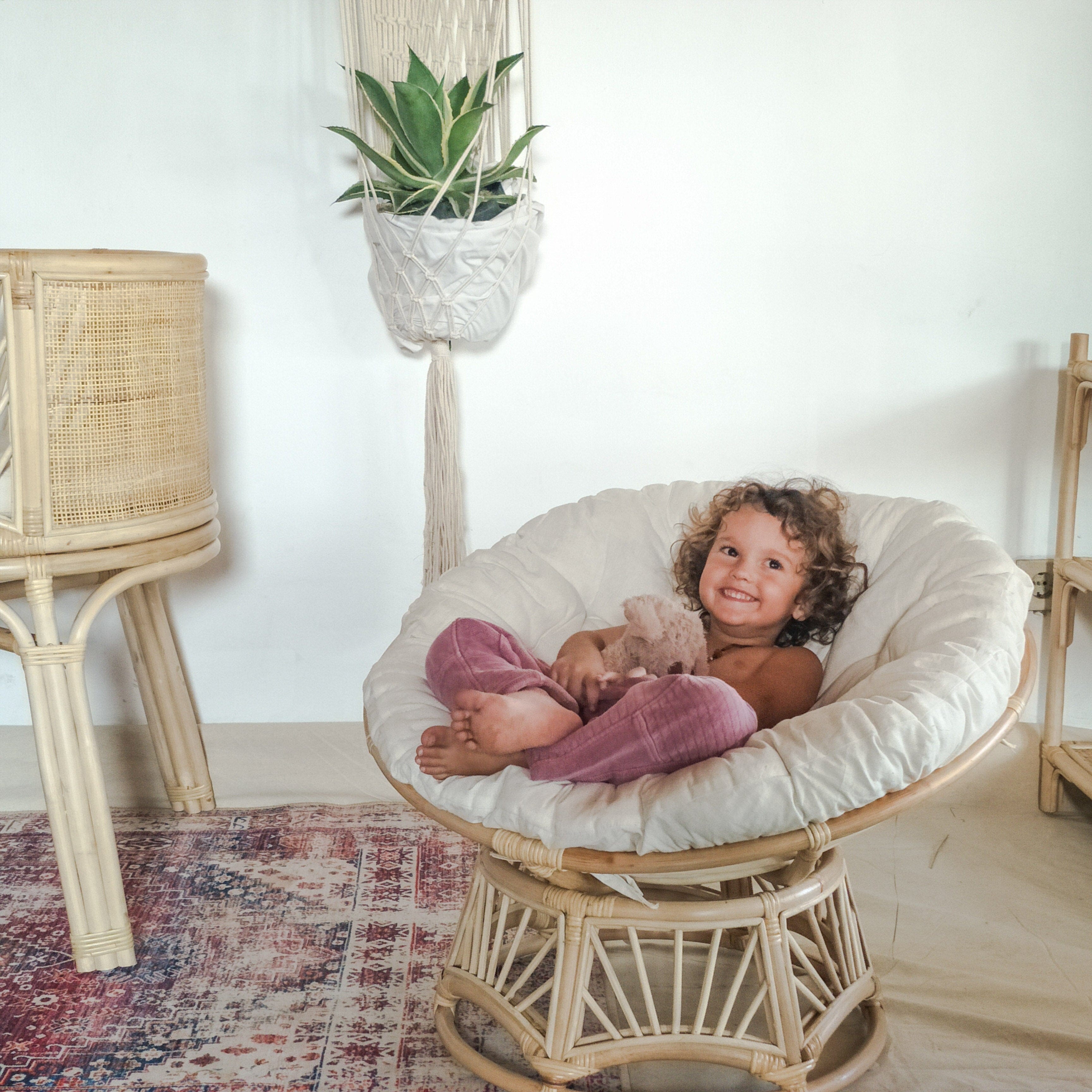 Kids sale papasan chair