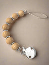 "Romy" Faux Wood Dummy Clip Dummy holder Zao & Co Faux Wood + Silver 