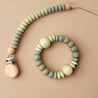 Teething set gift box | dummy clip + teether + feeder + case