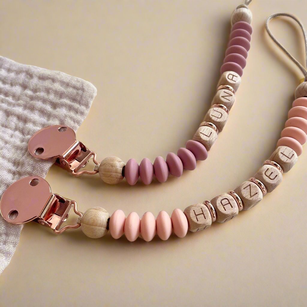 thumbnail image 2 of Wholesale Custom Baby Teething Dummy Chain Holder Silicone Pacifier 2 of 13