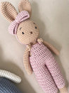 Amigurumi Crochet Bunny Dolls Zao & Co #3. Bunny with pink jumper 