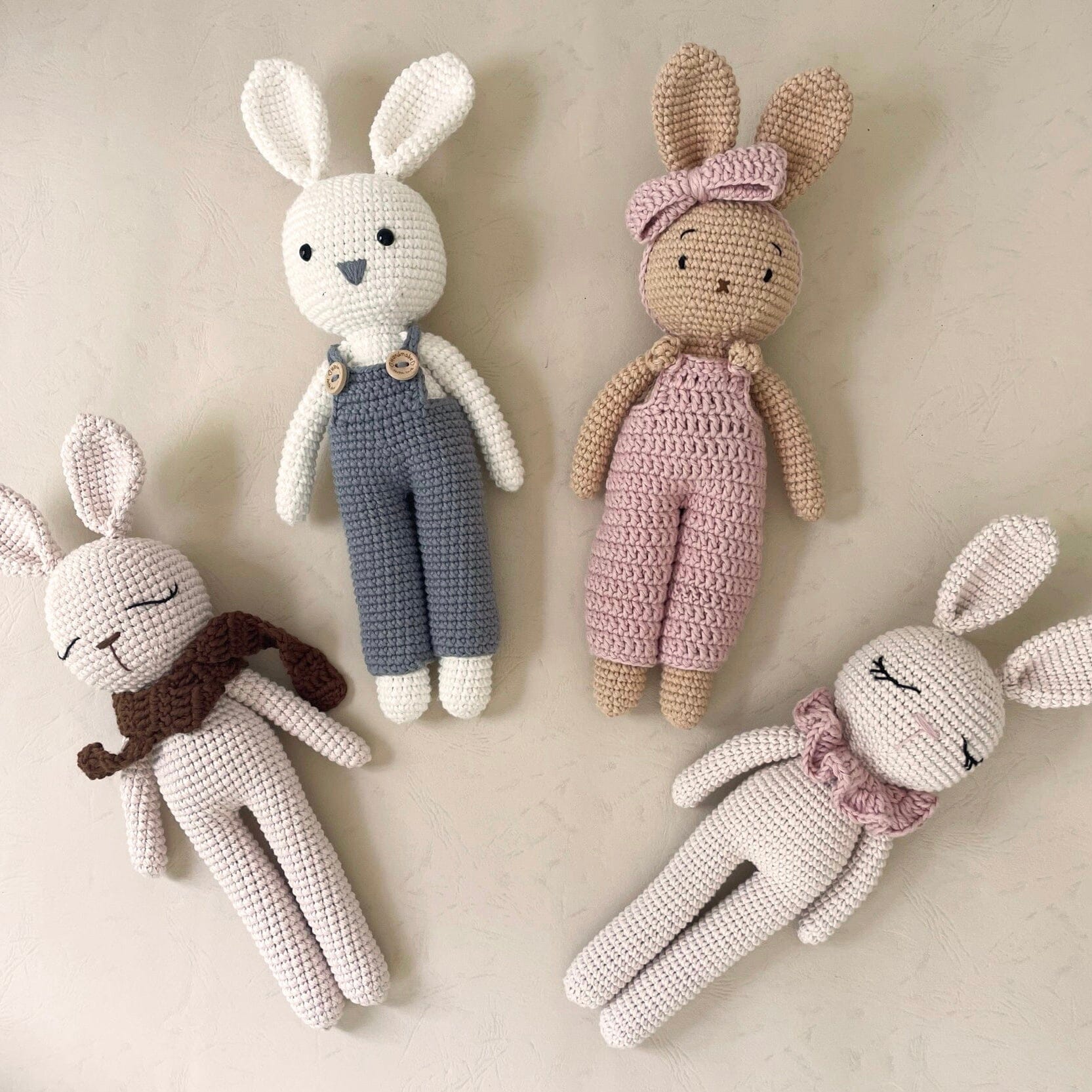 Amigurumi Crochet Bunny Dolls Zao & Co 