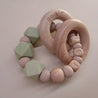"Anna" Personalised Teething Ring - Zao & Co