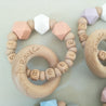 "Anna" Personalised Teething Ring - Zao & Co