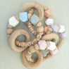 "Anna" Personalised Teething Ring Teether Zao & Co 