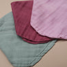 Double Gauze Bibs 100% Organic Cotton - Round - Zao & Co