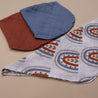 Double Gauze Bibs 100% Organic Cotton - Round - Zao & Co