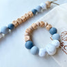 "Emma" Personalised Dummy Clip & Teether Set - Zao & Co