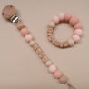 "Emma" Personalised Dummy Clip & Teether Set - Zao & Co