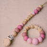 "Emma" Personalised Dummy Clip & Teether Set - Zao & Co