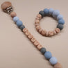 "Emma" Personalised Dummy Clip & Teether Set Teether Zao & Co Blue tones 