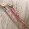 "London" Engraved Macrame Dummy Clip - Zao & Co
