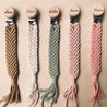 "London" Engraved Macrame Dummy Clip - Zao & Co