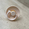 Pacifier natural latex nipple Dummy holder Zao & Co Linen 
